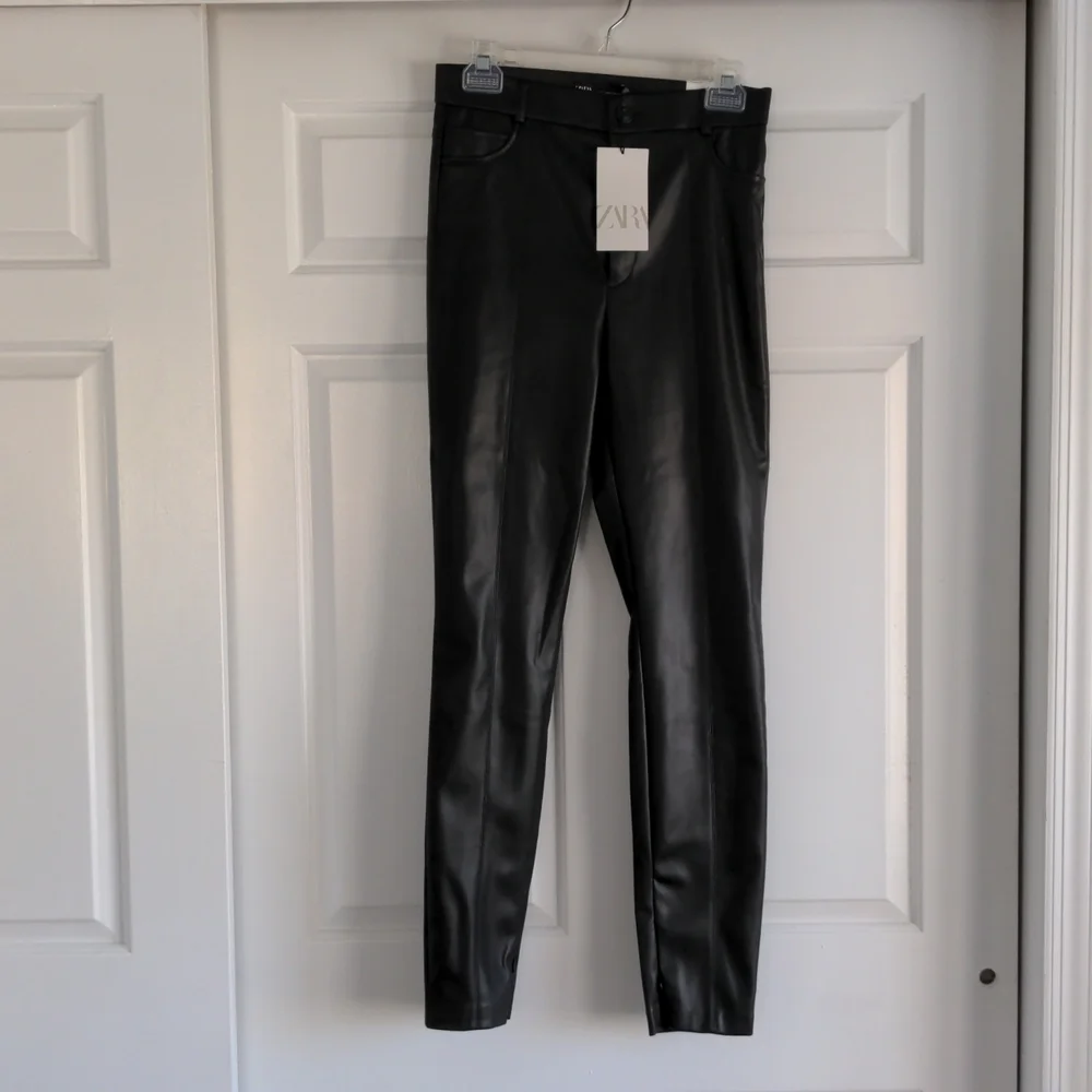 NWT Zara faux leather legging - Picture 4 of 9